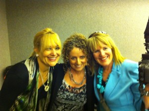 Laura with our photographers, Angie and Judy, the "Snappin' Sistas."