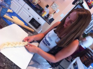 Sari braid challah