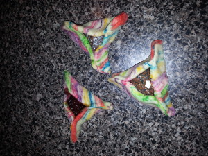 rainbow hamantashen